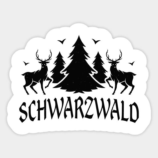 Swabia Black Forest Home Germany Sticker by Foxxy Merch